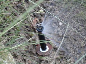 Installation einer Bewaesserungsanlage